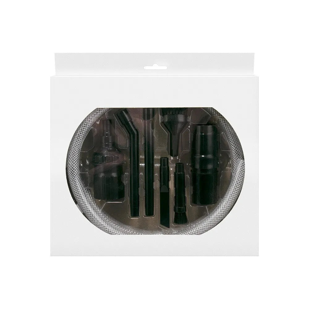 Eight-piece vacuum cleaner tool kit with small suction head for handheld vacuums