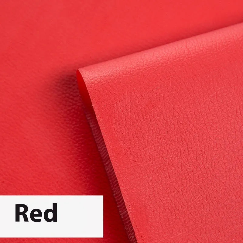 Self-adhesive PVC leather repair patch 50x138cm 0.5mm thick for sofa and car seat renovation