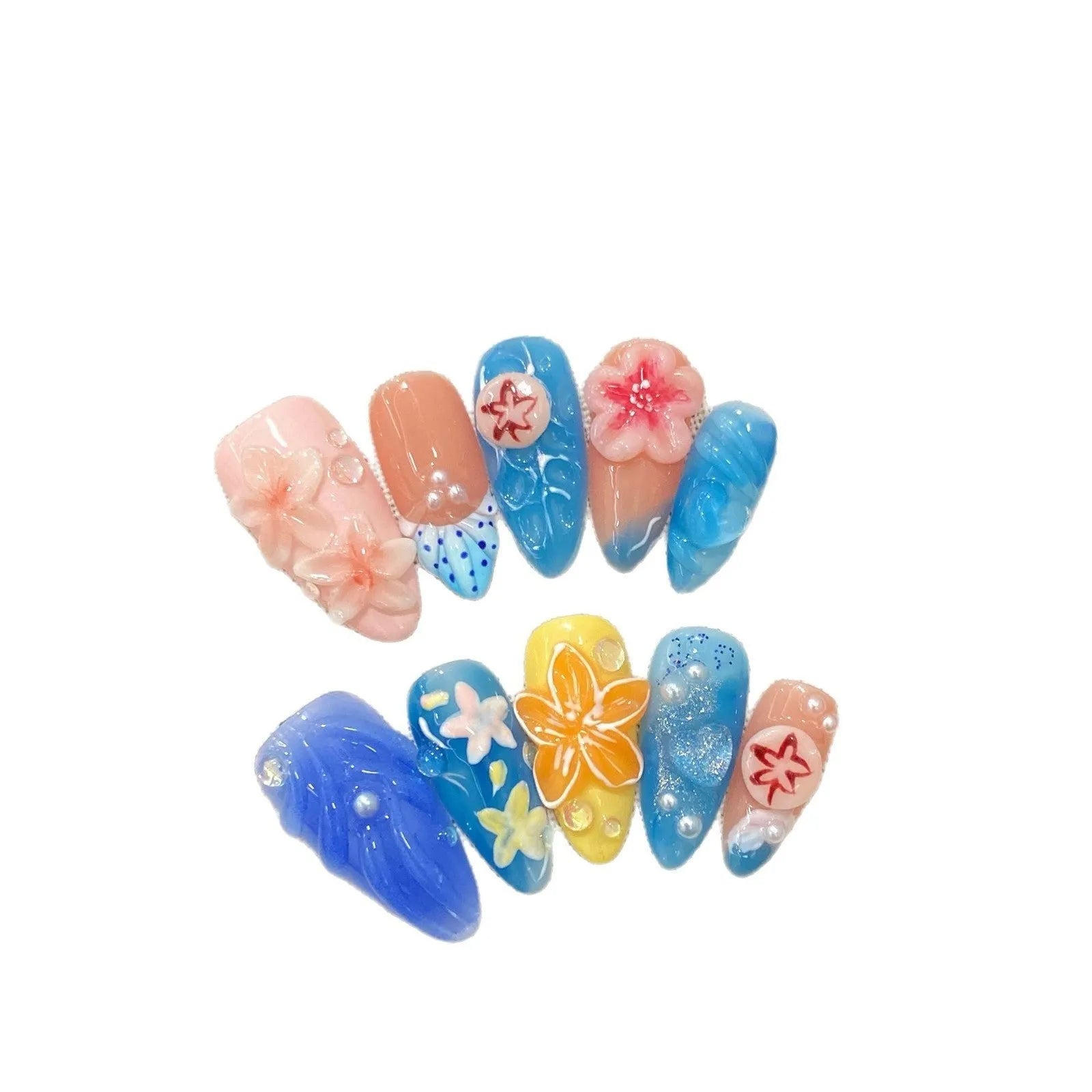 Three-dimensional carved jellyfish design on marine-style plastic wearable armour costume