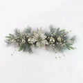 Garland rattan upside down Christmas door hanging decoration in plastic for outdoor home use