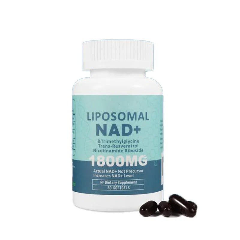Nicotinamide mononucleotide NMN gel capsules in sealed bottle, 500mg per capsule, extraction formula