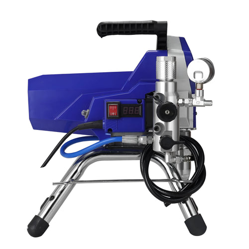 3901 American Standard airless spray machine with spray gun, hose, and extension rod for fireproof paint application