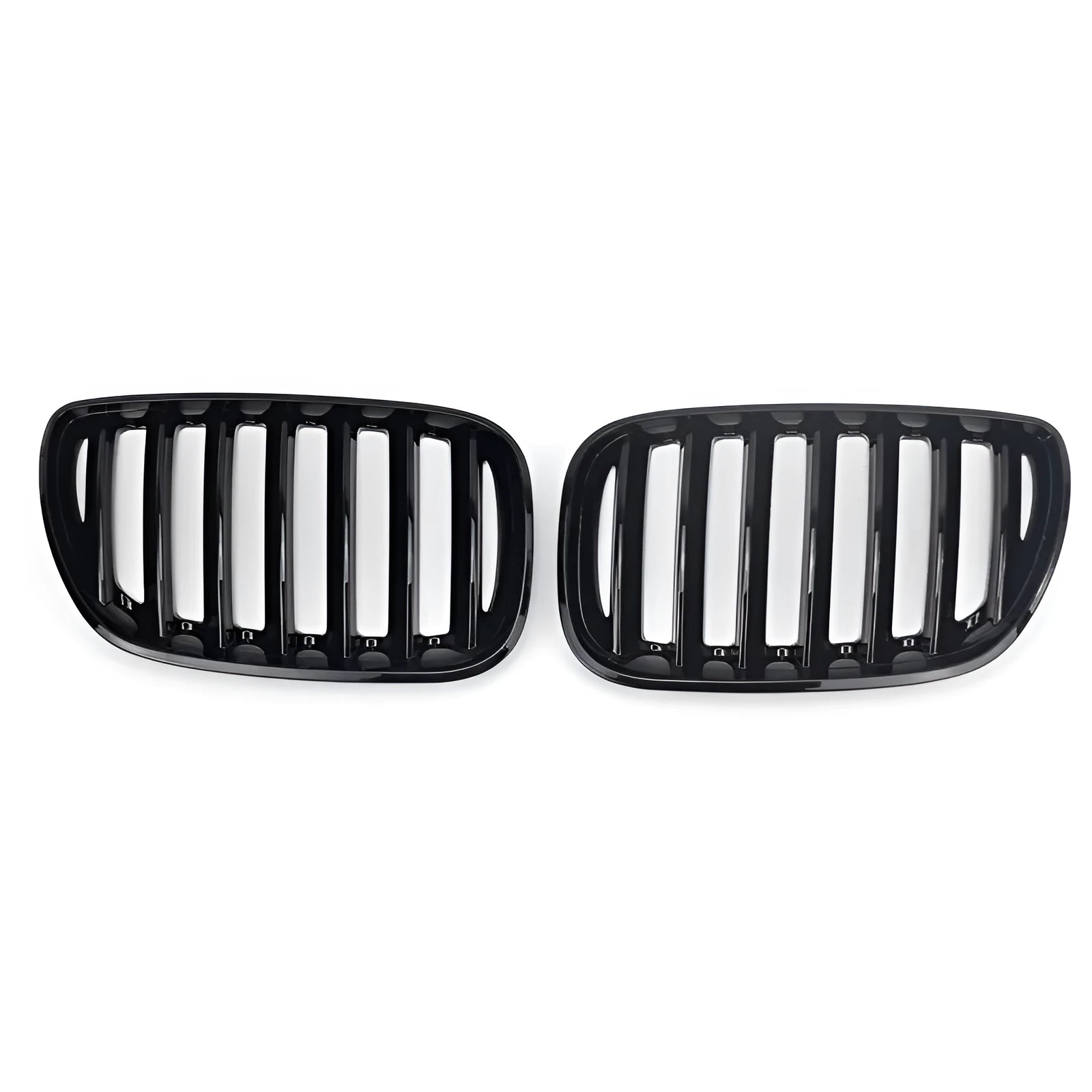 Bright Black ABS plastic front centre grille set for BMW X5 E53 2000-2003 model