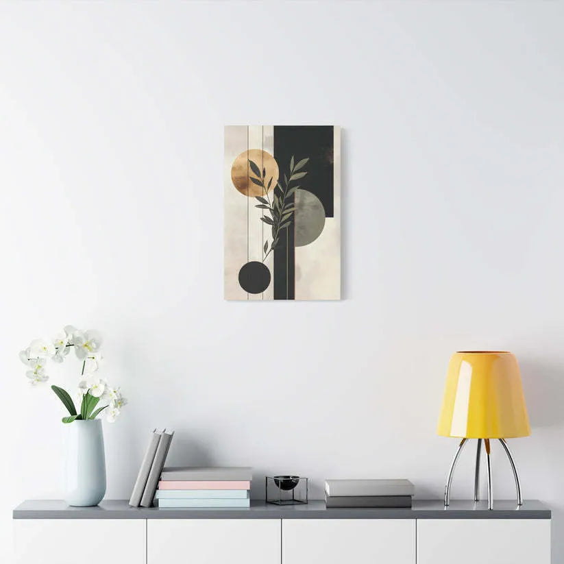 Modern simplicity canvas painting core 30x45cm with white edge for bedroom wall