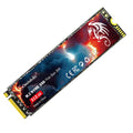 M2 solid state drive for desktop and notebook computers, showing label with capacity options and PCIe 3.0 interface.