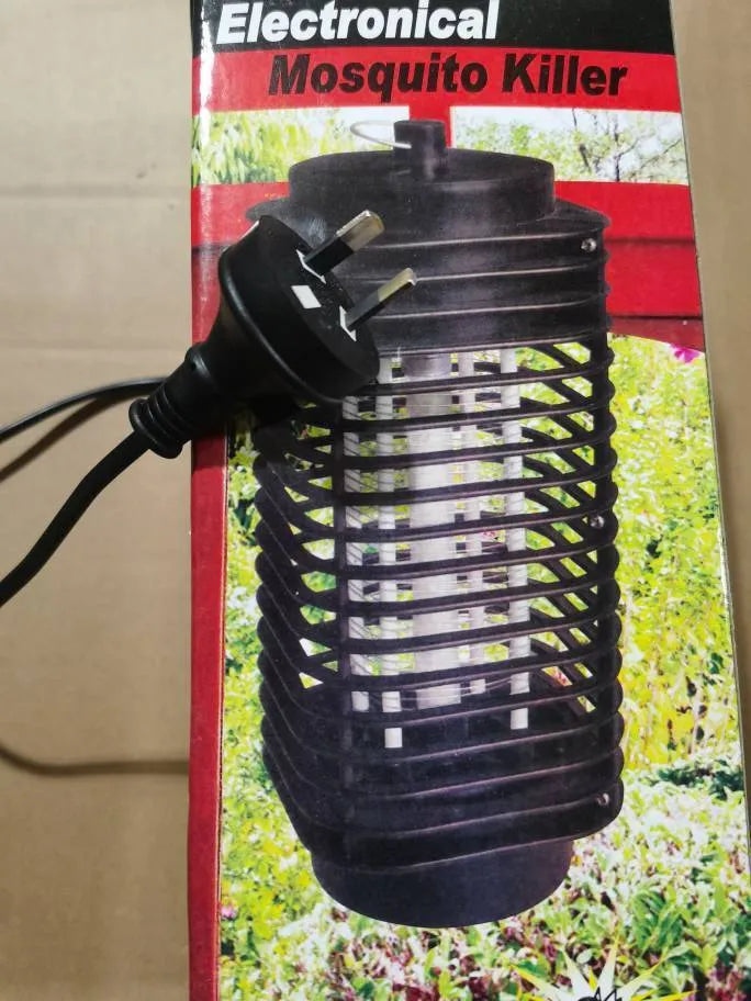 Black Hanging King Kong electric mosquito killer lamp with UK three-pin plug.