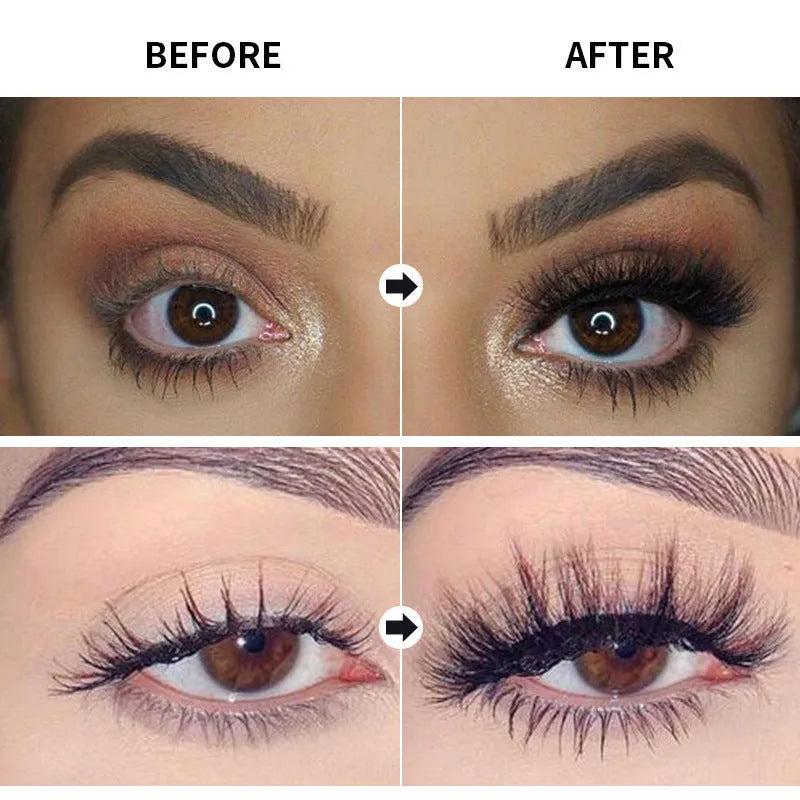 Black waterproof sweat-proof mascara with thickening and curling effect in colour box or OPP bag packaging