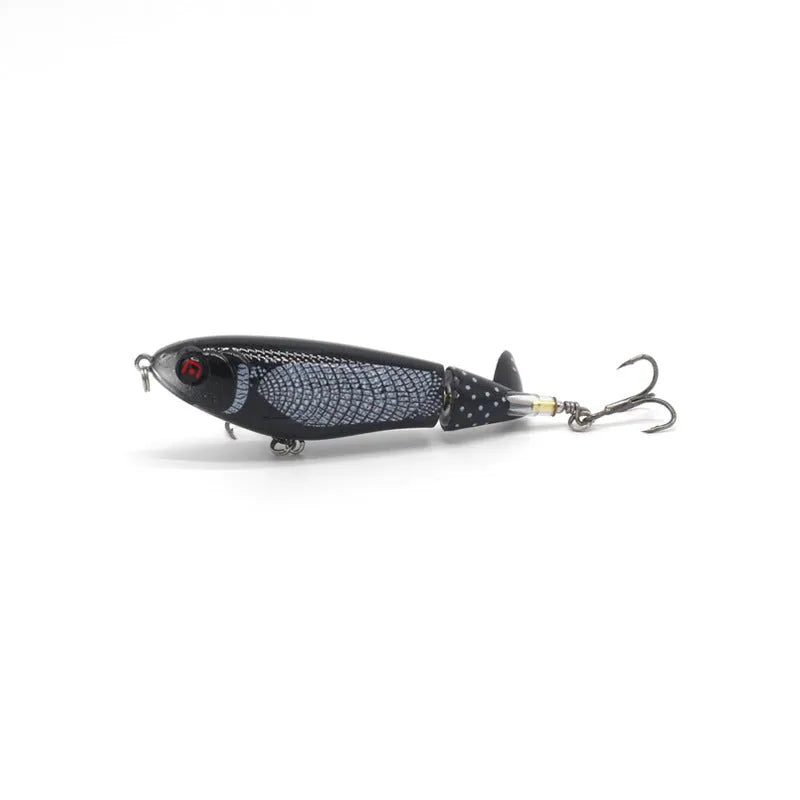 7.5cm artificial fishing bait for road fishing with soft plastic construction and multiple colour options
