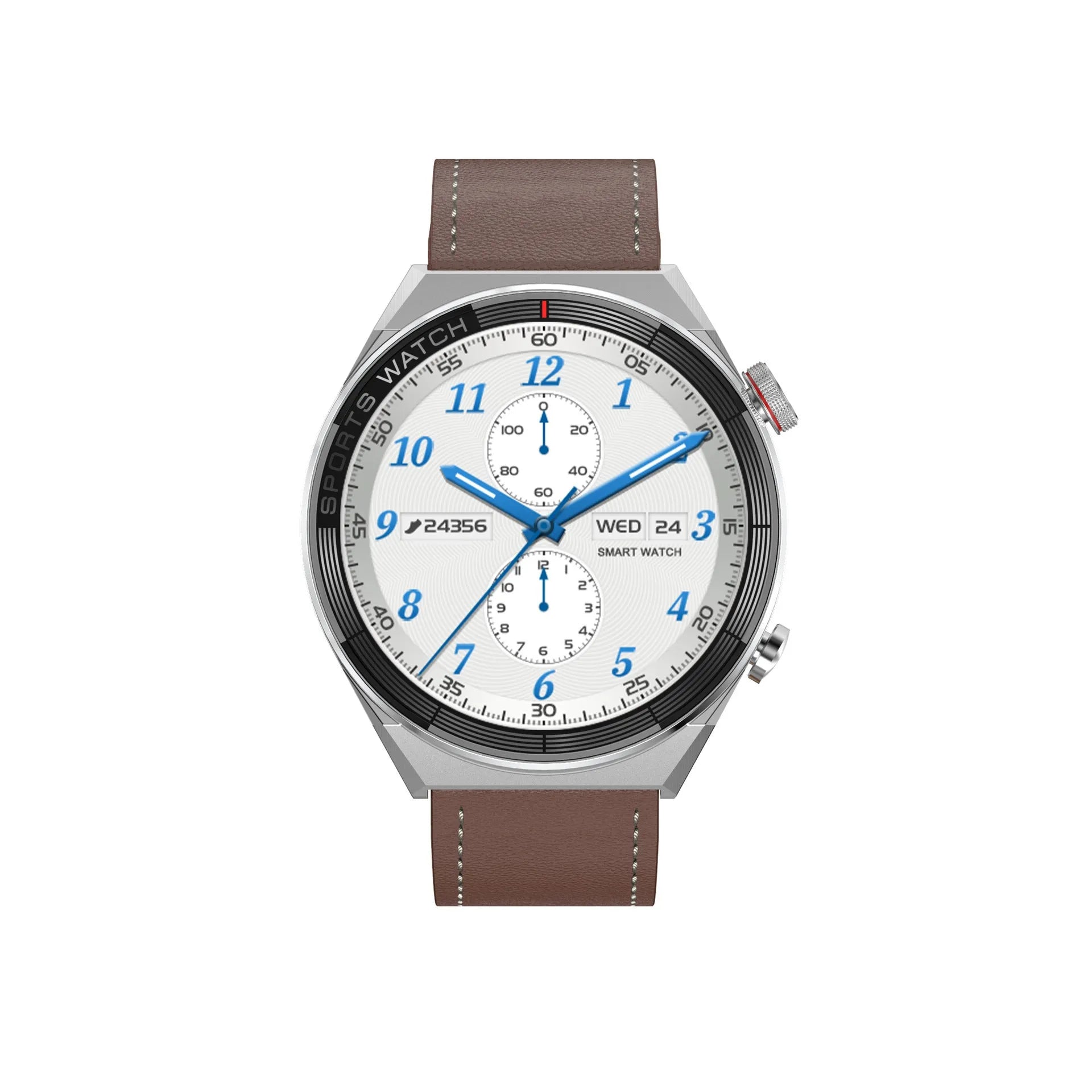 Large screen smart watch with Bluetooth call functionality and IP68 waterproof rating