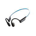 Sports neck hanging waterproof bone conduction Bluetooth earphones in Classic Black with breathing light