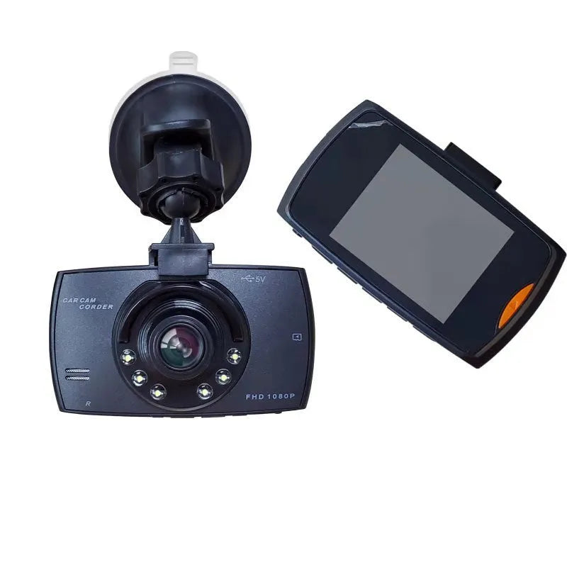 G30 infrared night vision dashcam 12MP 120 degree wide angle compact hidden car recorder black