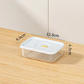 Home Fashion Personality Refrigerator Storage Box in food grade plastic with airtight lid, simple style, available in multiple sizes including 1900ML