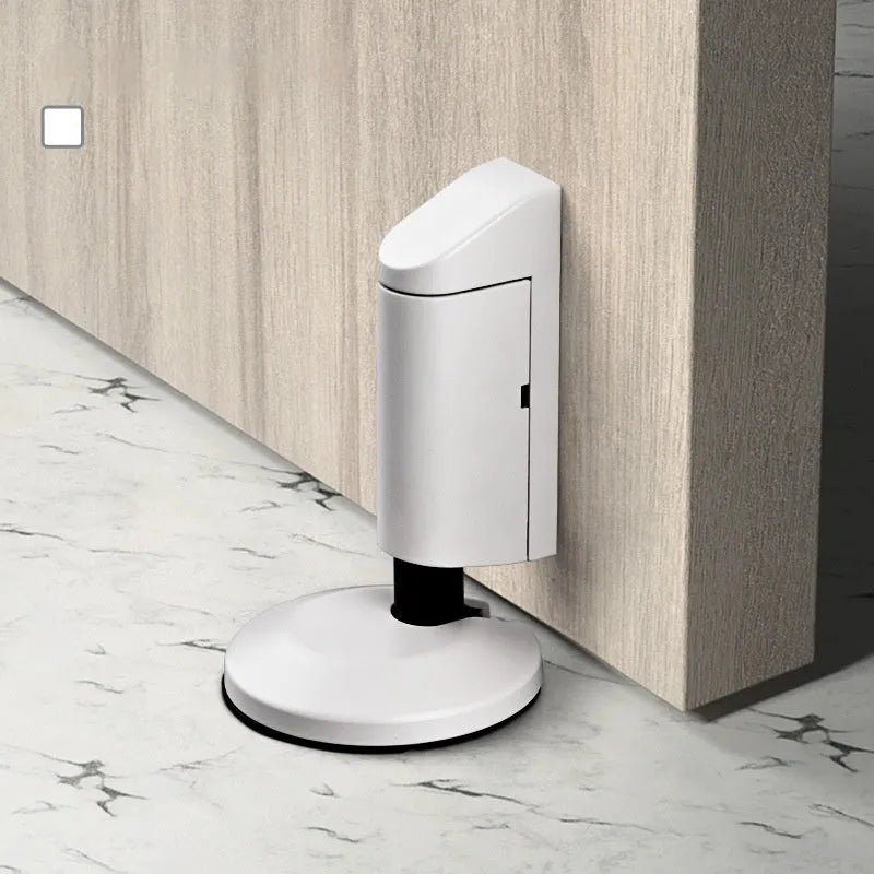 Zinc alloy invisible door stopper in six colour finishes for modern households