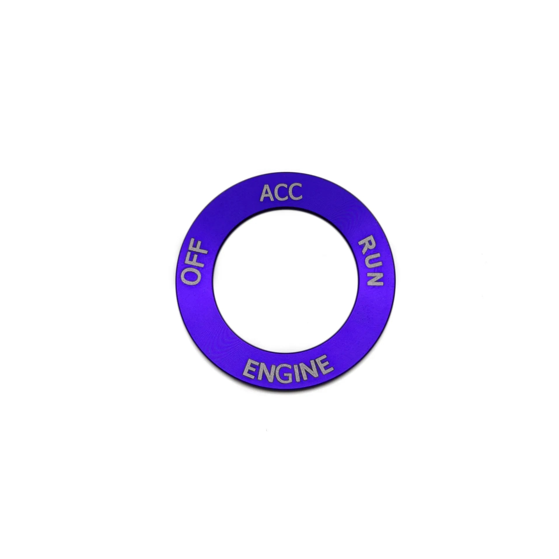 Aluminium alloy decorative ring for Dodge Challenger and Grand Cherokee air conditioning knobs