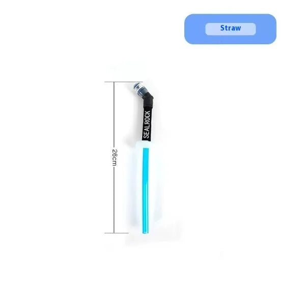 Plastic portable drinking straw with suction tube for mountain climbing and cycling