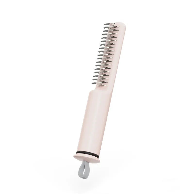 Stainless steel pet dematting comb with user-friendly handle for removing knots and mats from dog hair