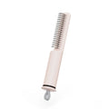 Stainless steel pet dematting comb with user-friendly handle for removing knots and mats from dog hair