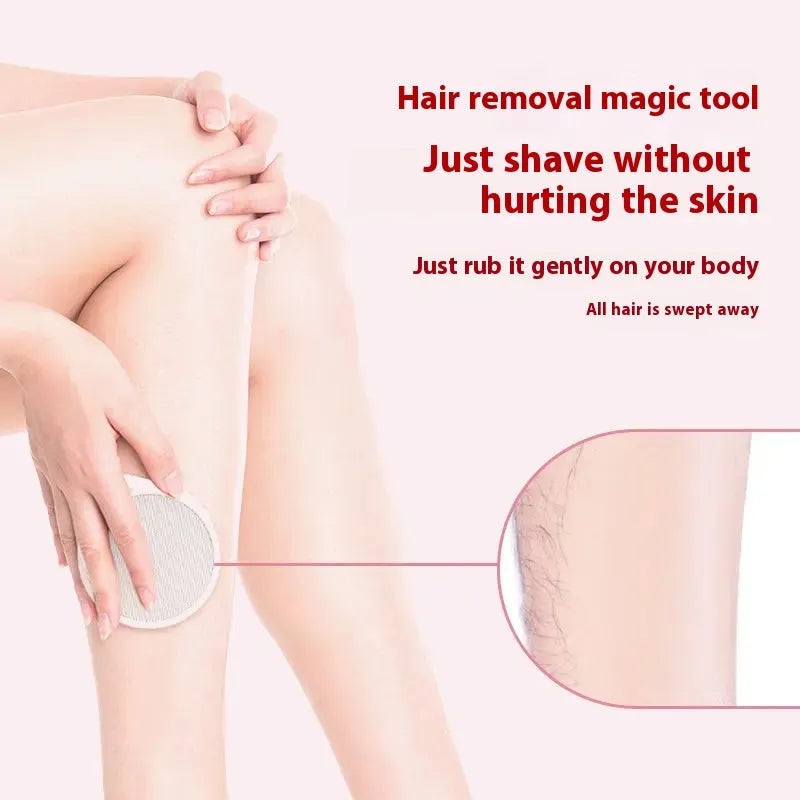 A 2-in-1 style nano glass epilator and dead skin remover foot grinder with a plastic body.