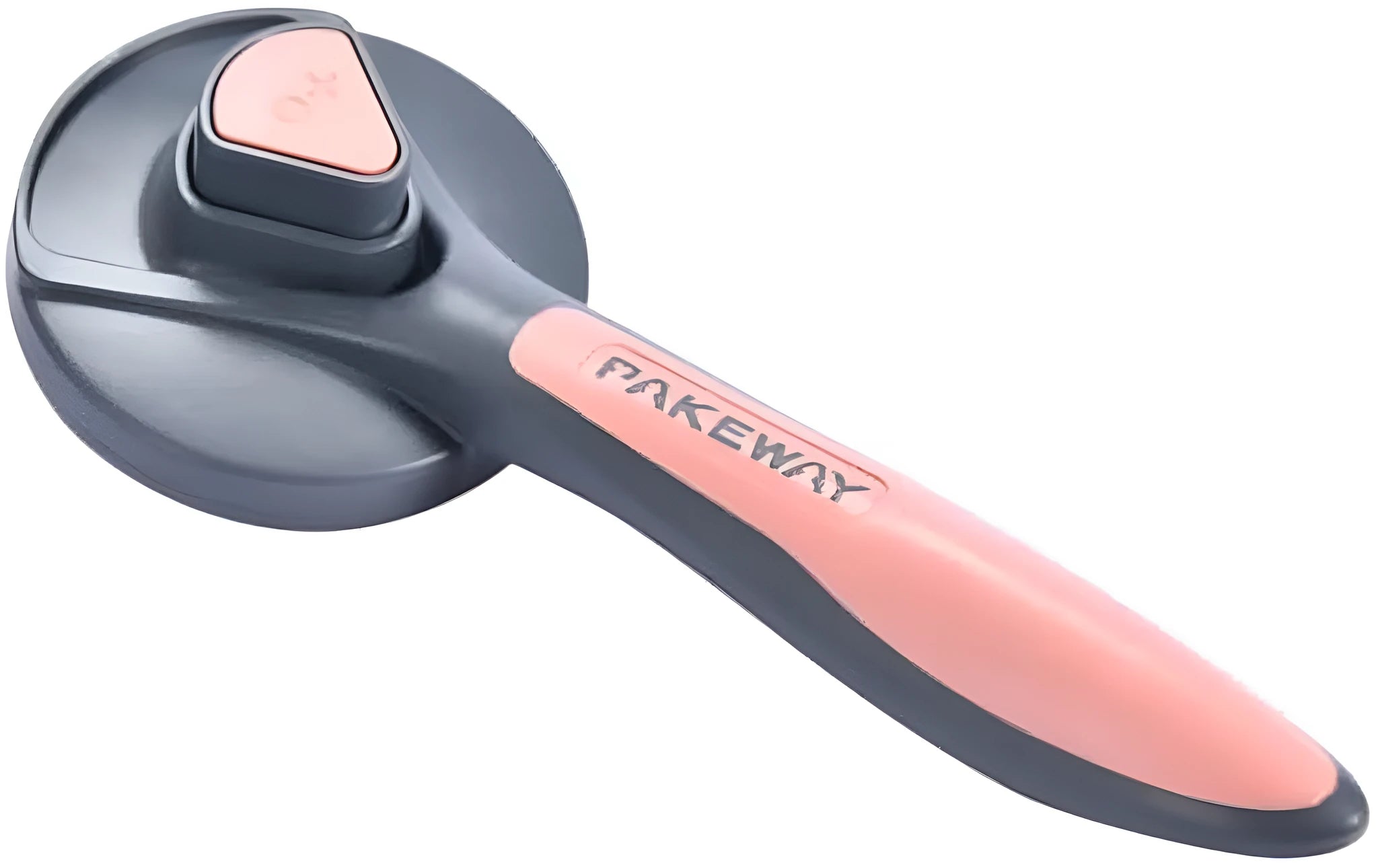 Black Rhino grey self-cleaning slicker brush for grooming cats and dogs with one-click button.