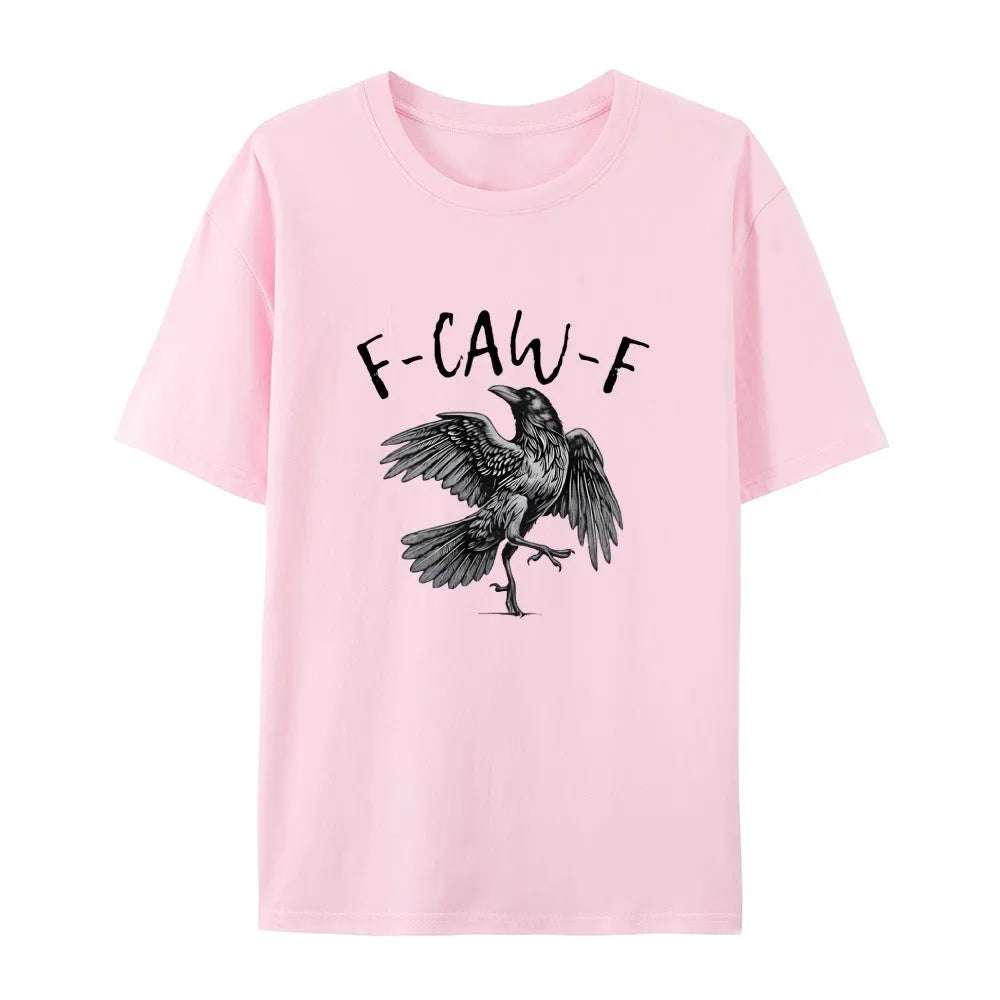 Sports pure cotton t-shirt for men and women with letters pattern, available in various colours including khaki and light blue
