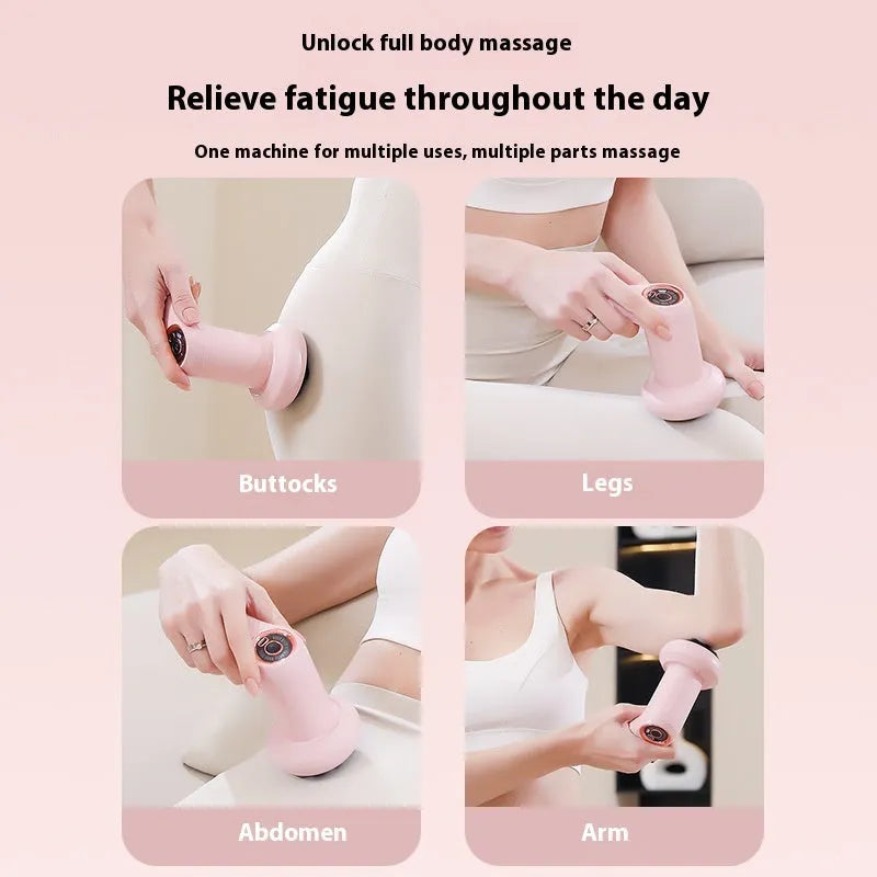 USB electric massager for back, spine, waist and legs in black, pink or white