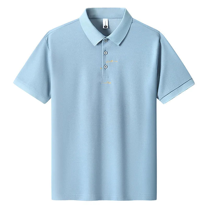 Men's cotton casual t-shirt in loose fit with short sleeves showing colour options