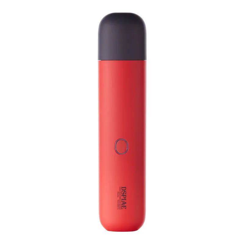 Portable desktop nozzle dust and debris cleaner vacuum with metal nozzle