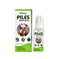 Piles Relief Spray 50ml bottle with menthol, licorice and aloe leaves