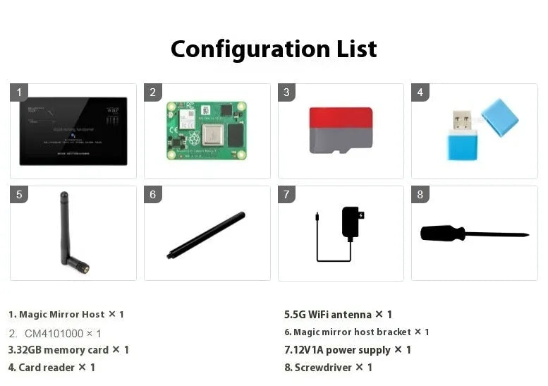 13.3-inch integrated computer voice assistant with touch display and CM4 main control board