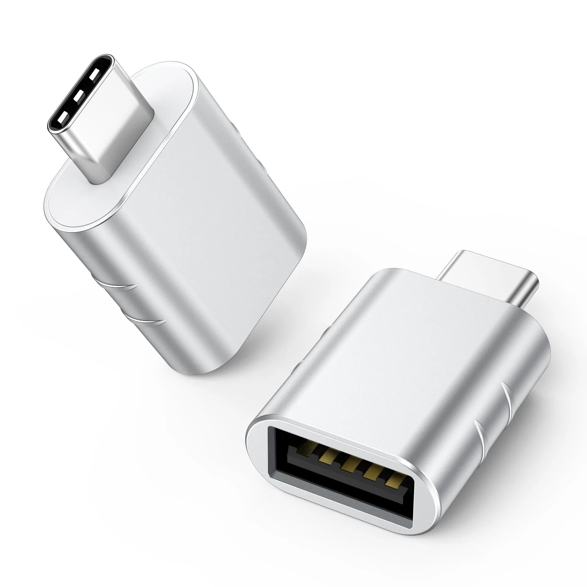 Champagne Gold USB data and charging converter with zinc alloy shell