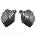 Carbon fiber black ABS side upper frame cover for Honda CBR1000RR 2017-2019, pair of two panels