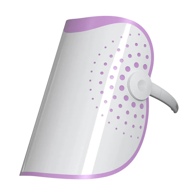 White and purple photon IPL beauty mask device for home colour light therapy