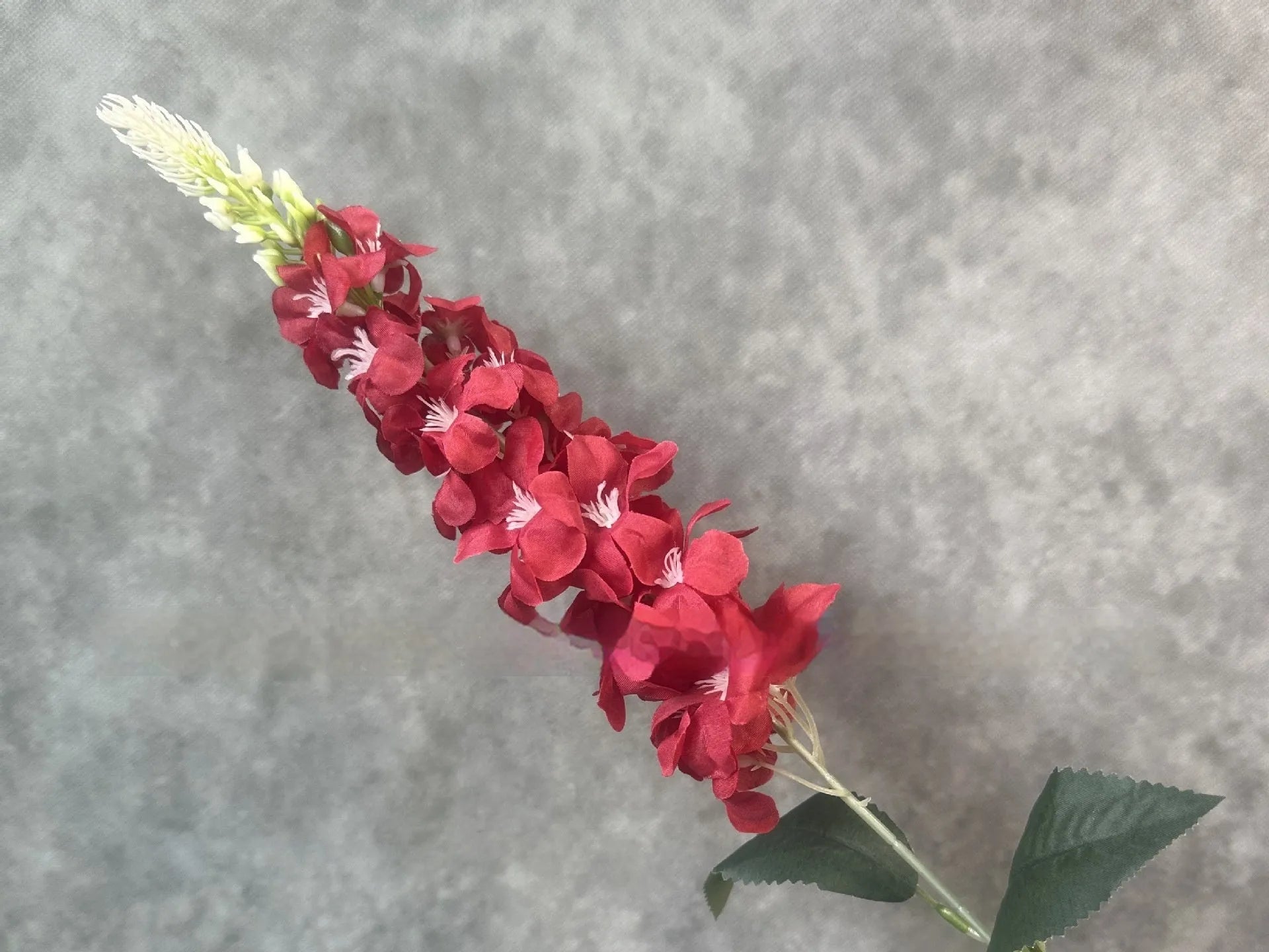 Artificial silk antirrhinum hyacinth stem 72cm, flower part 25cm, multiple colour options for decoration