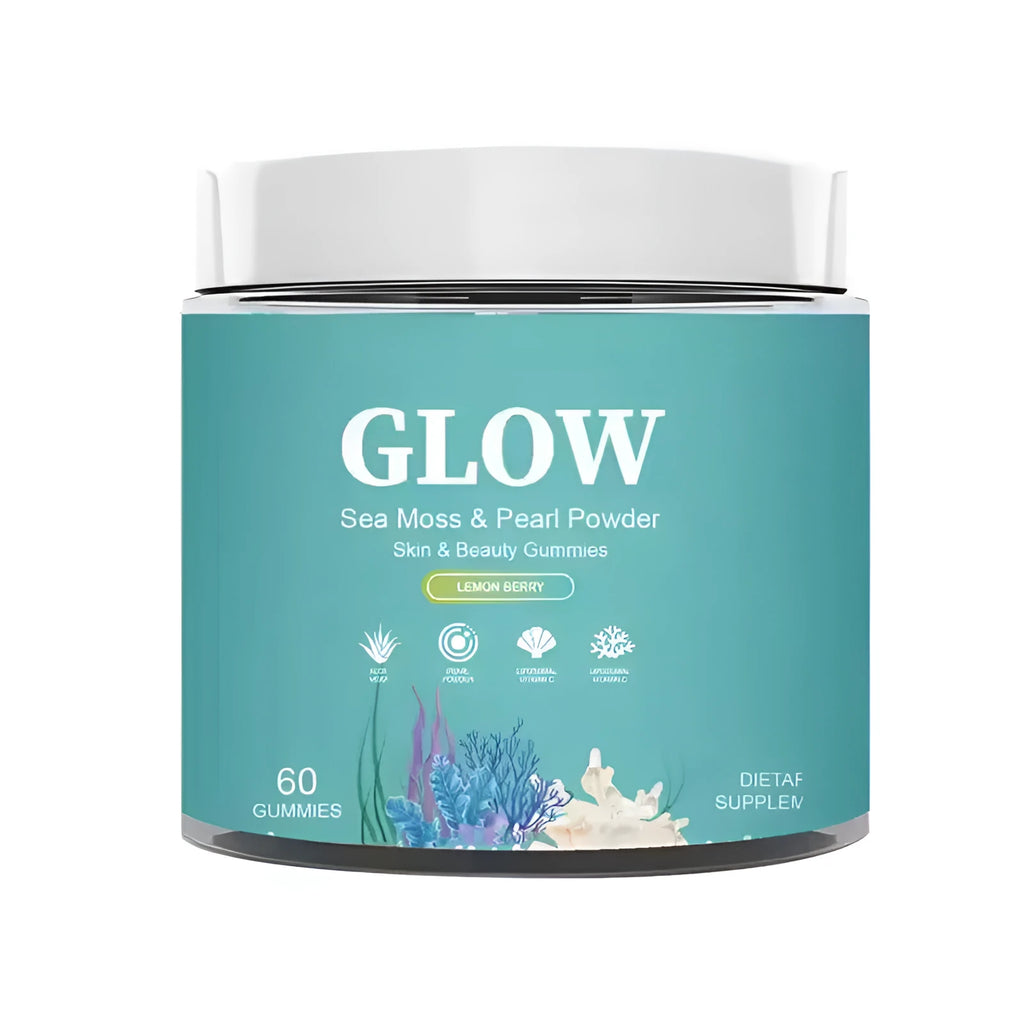 Sea Moss Gummies 60 tablets in a bottle with sea moss and seaweed extract for adult dietary use