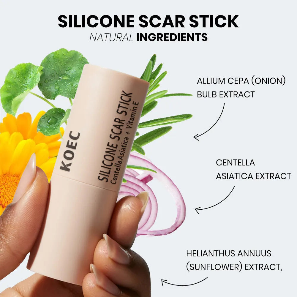 Silicone Scar Stick 7g in compact stick form for scar moisturising and soothing