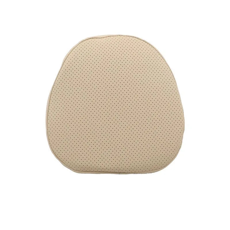 Car headrest, seat cushion, neck pillow and lumbar support accessories in minimalist design