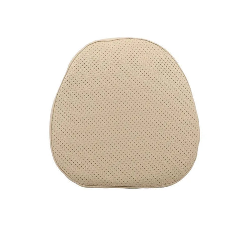 Car headrest, seat cushion, neck pillow and lumbar support accessories in minimalist design