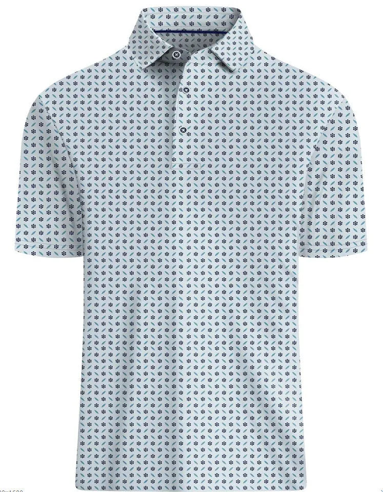 Men's 3D printed short sleeve t-shirt in Japanese retro style with mesh polyester fabric and zip details.