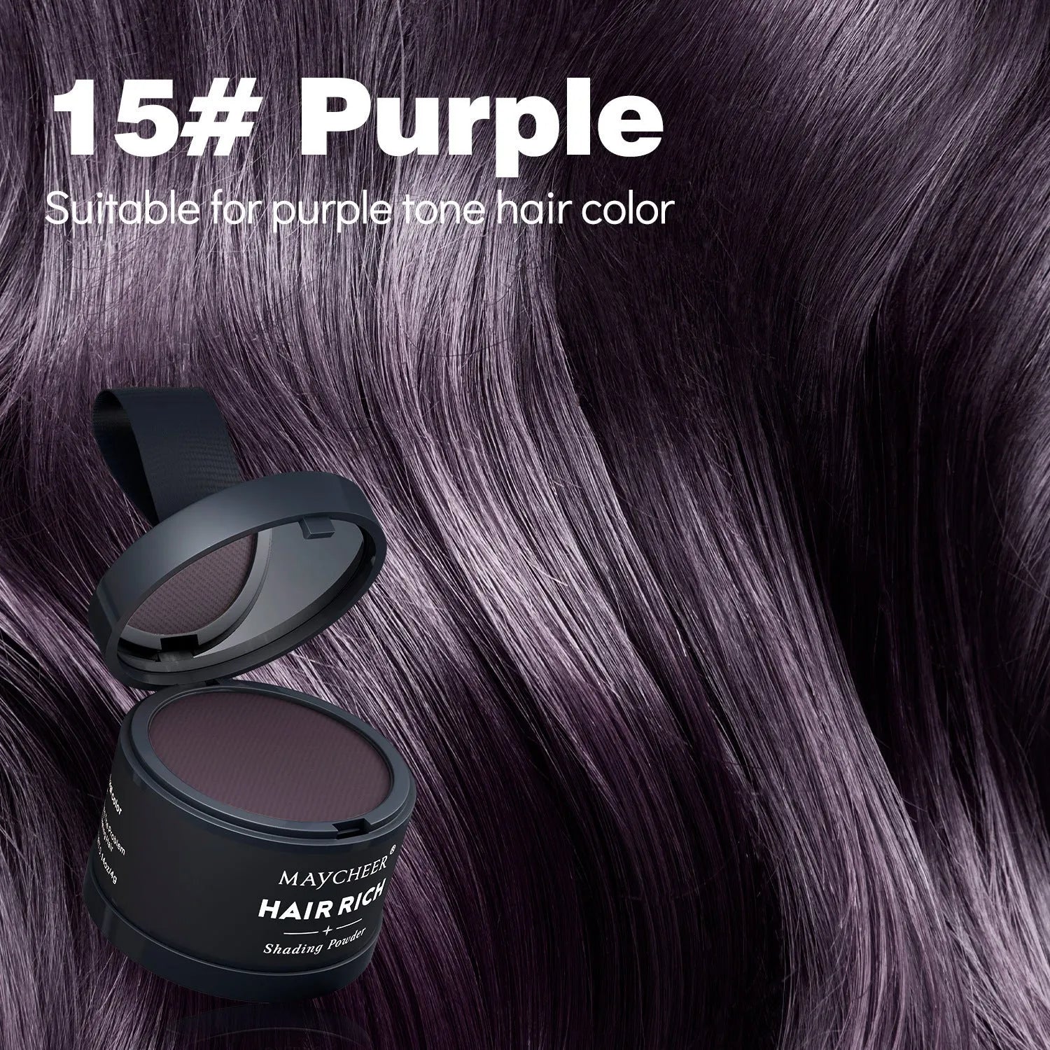 Hairline sculpting contour powder in plastic compact with dual-use brow and hairline fill, 4g net content