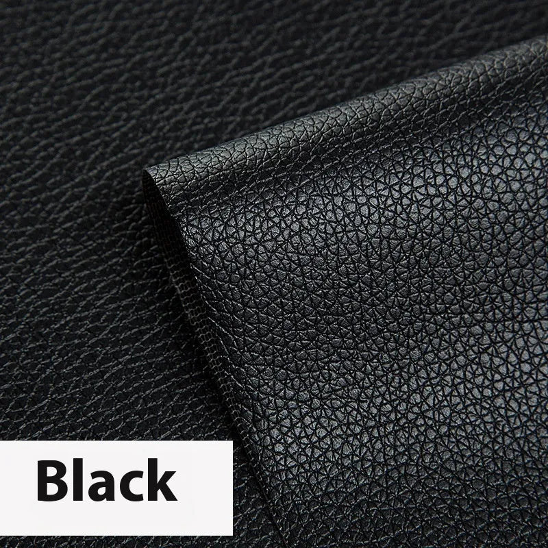 Self-adhesive PVC leather repair patch 50x138cm 0.5mm thick for sofa and car seat renovation