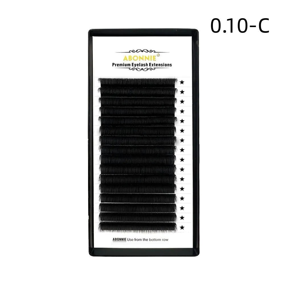 16-row dense mink hair false eyelashes showing matte round wool texture with length options from 8mm to 18mm