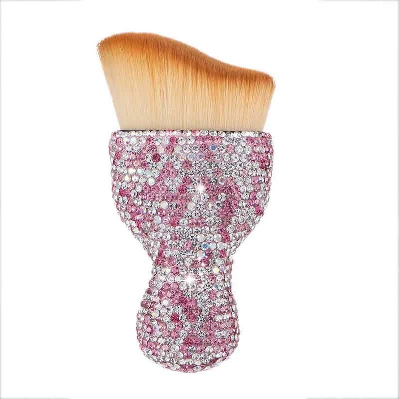 Car interior cleaning brush with soft PVC bristles, shown in white, pink, and black colour options