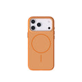 Magnetic silicone phone case for iPhone 17 series in six colour options, matte finish, shockproof design