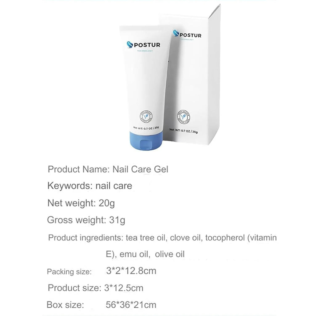 Nail gel polish set showing a 20g pot and a 12.8 cm long applicator tool for DIY manicures.