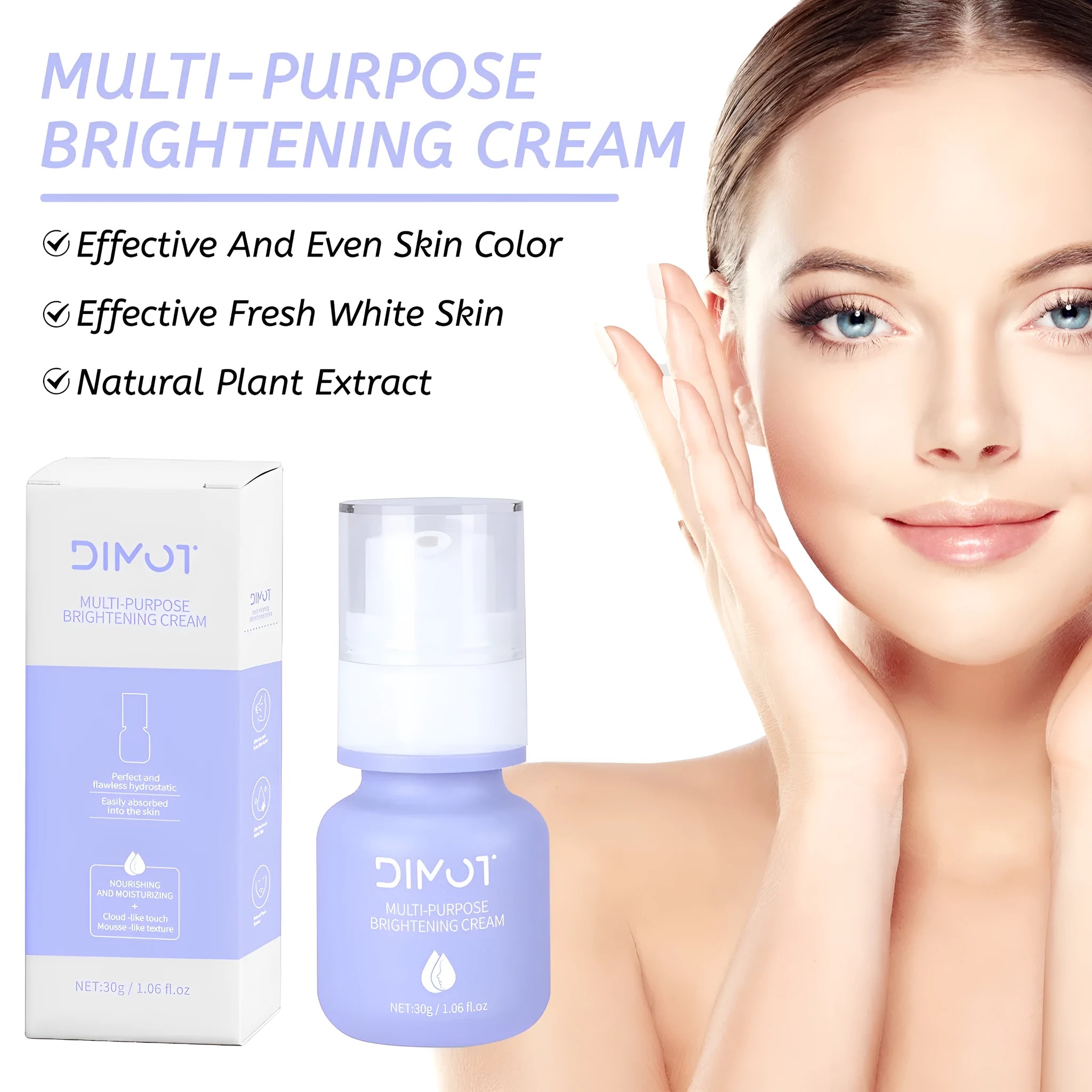 30ml tube of make-up primer moisturising cream for all skin types.