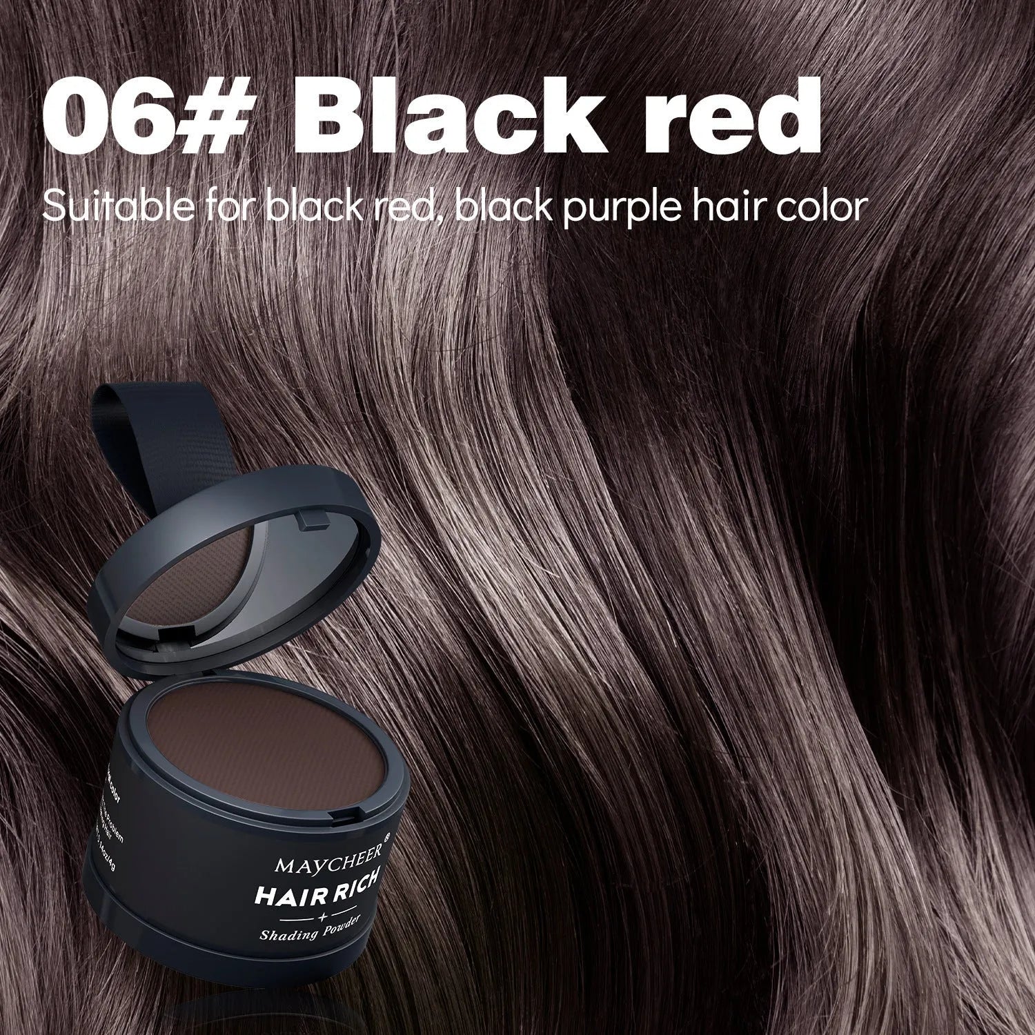 Hairline sculpting contour powder in plastic compact with dual-use brow and hairline fill, 4g net content