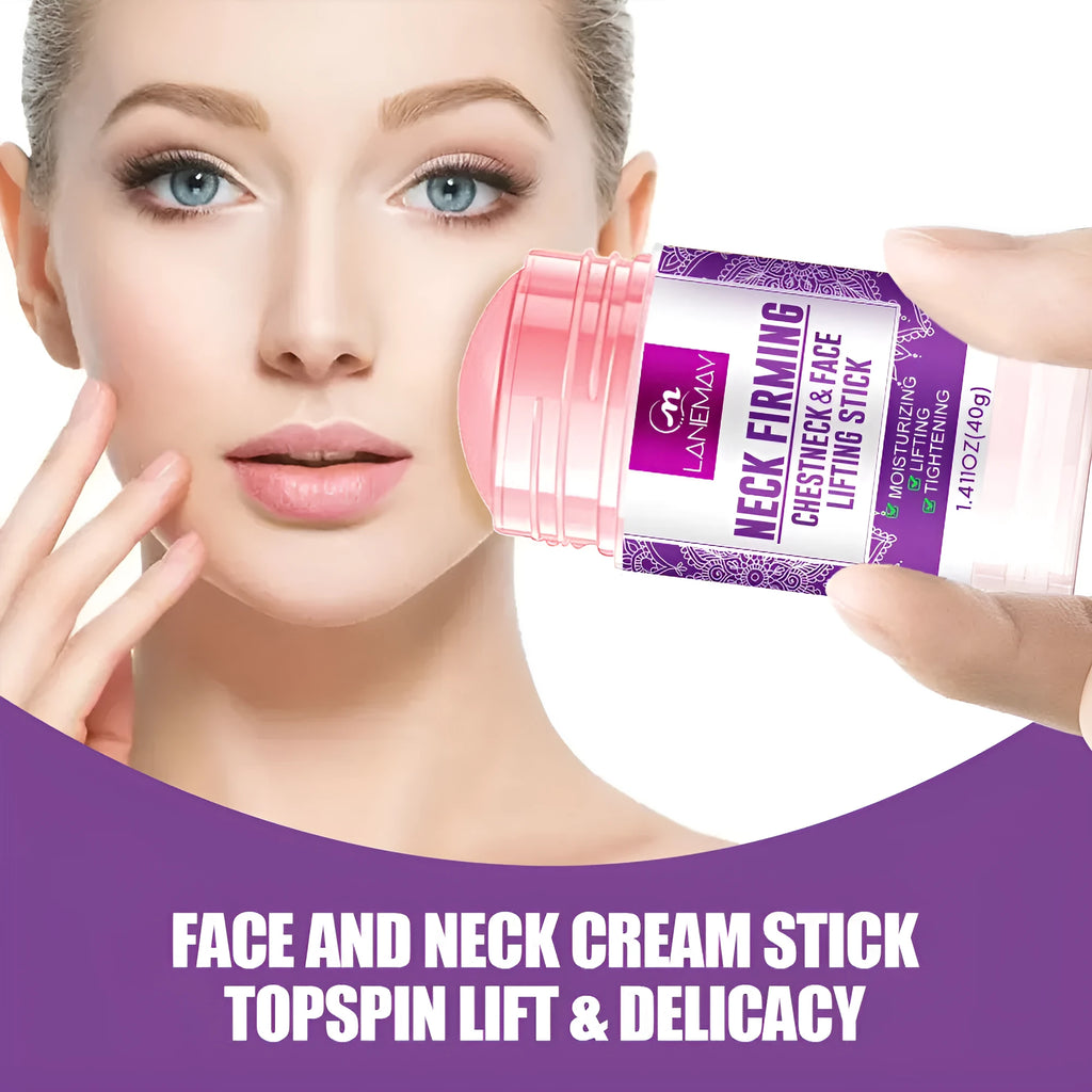 40g jar of anti-wrinkle neck firming cream for moisturising and brightening