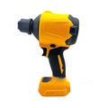 Lithium battery handheld air dust cleaner with bare metal head and dust exhaust apparatus