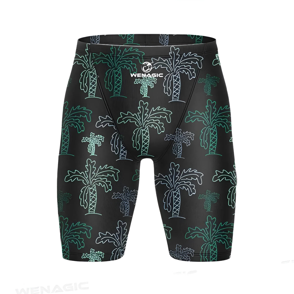 Adult briefs-style swimming trunks in Lycra and polyester, shown in a solid colour.