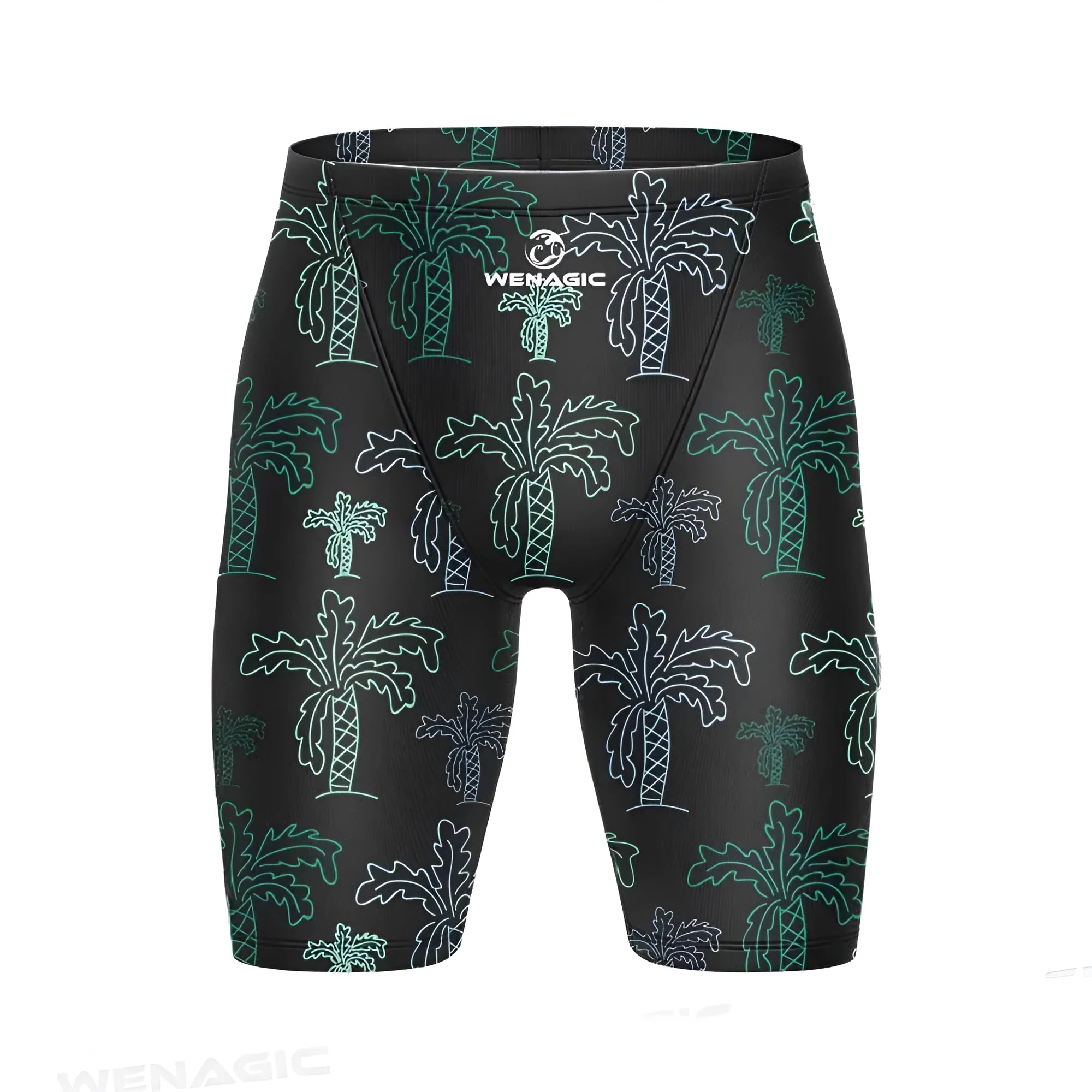 Adult briefs-style swimming trunks in Lycra and polyester, shown in a solid colour.